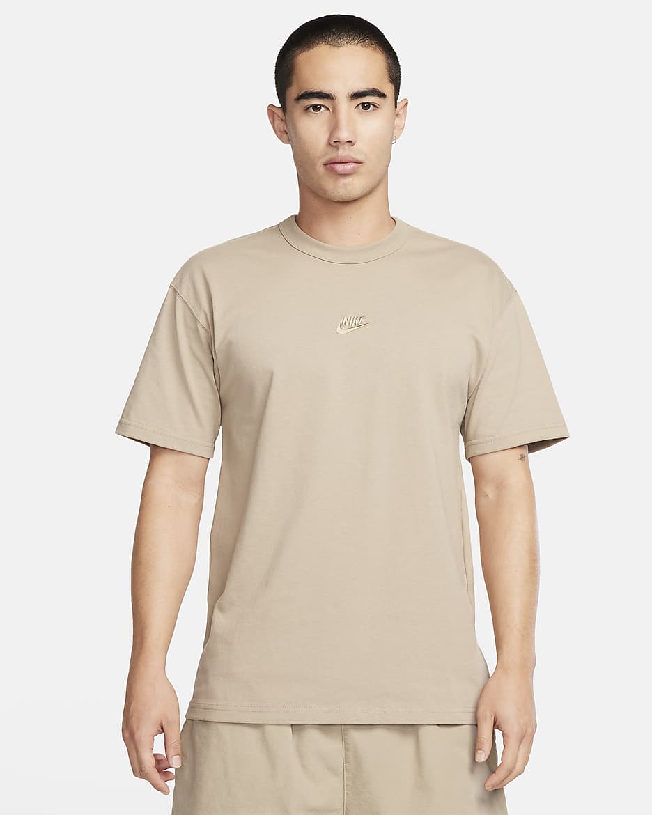 Nike t shirt khaki best sale